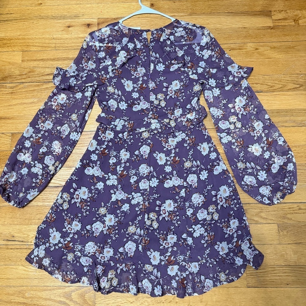 Astr Ruffle Floral Print Dress #0048 - Picture 7 of 8